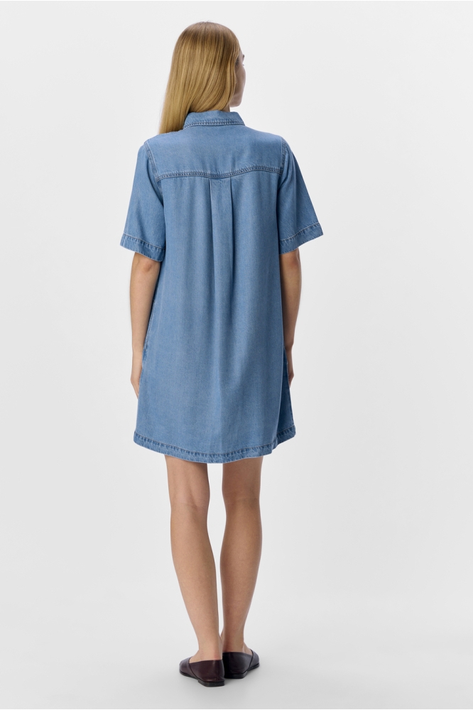 OBJFRAME 2/4 RE DENIM DRESS NOOS 23045685 LIGHT BLUE DENIM